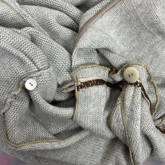 Anthropologie Tiny Rare Wool Blend Long Length Boho Cardigan Coat - Picture 11 of 11